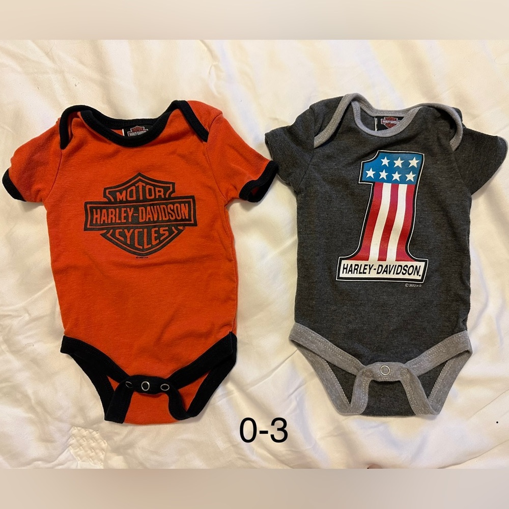 Harley Davidson onesies